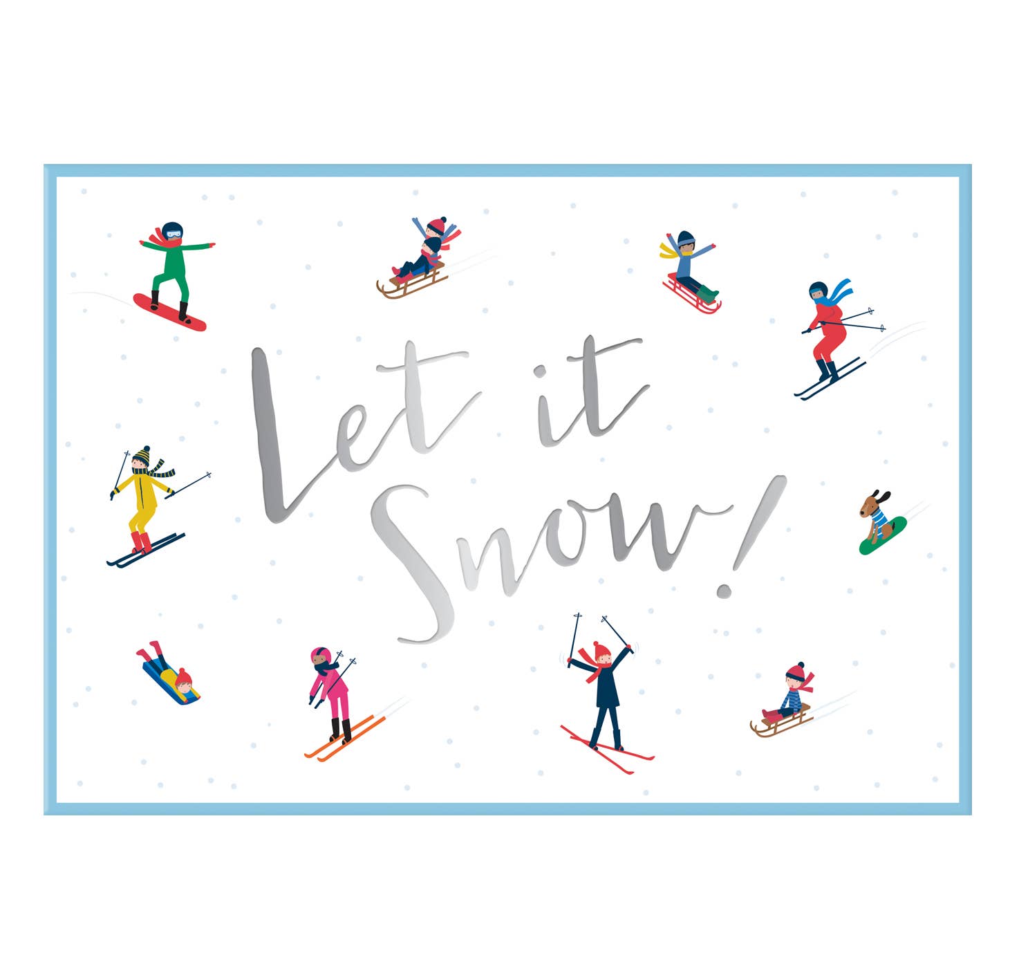 My Design Collections - Vendita all'ingrosso Biglietti di auguri di Natale - Let it Snow - Biglietto musicale2