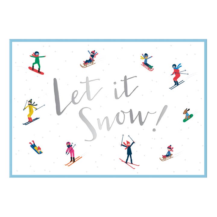 My Design Collections - Vendita all'ingrosso Biglietti di auguri di Natale - Let it Snow - Biglietto musicale2