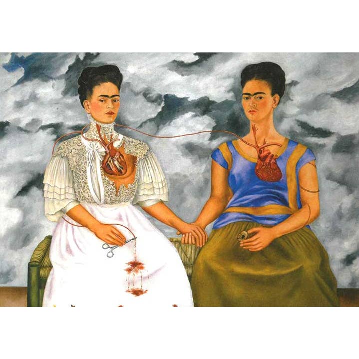 Postcard. Two Fridas. Frida Kahlo, 1939 for wholesale by VisionWorks LLC