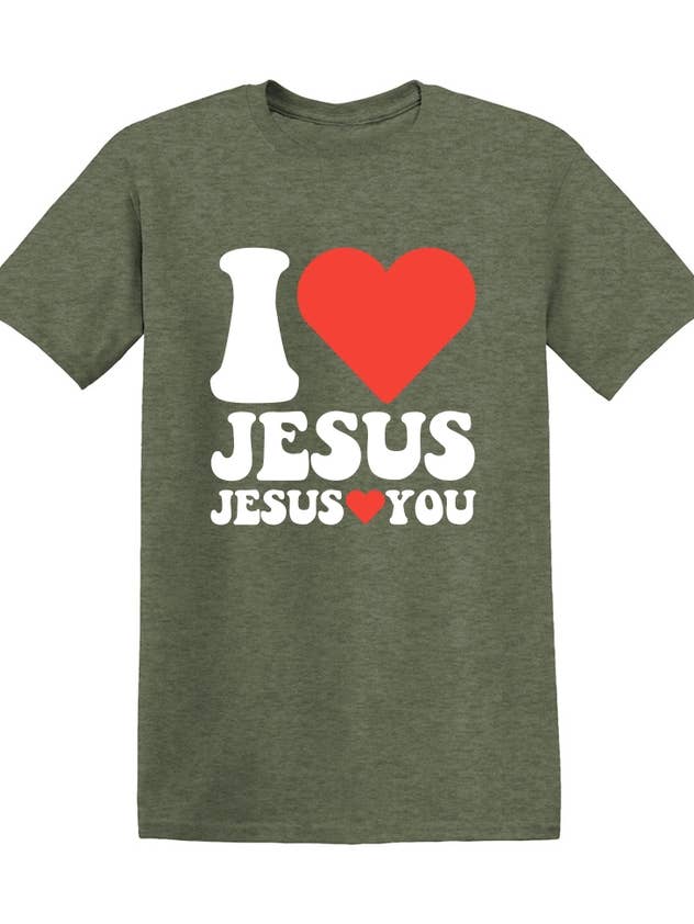I Love Jesus, Jesus Love You for wholesale by Feelin Good Tees