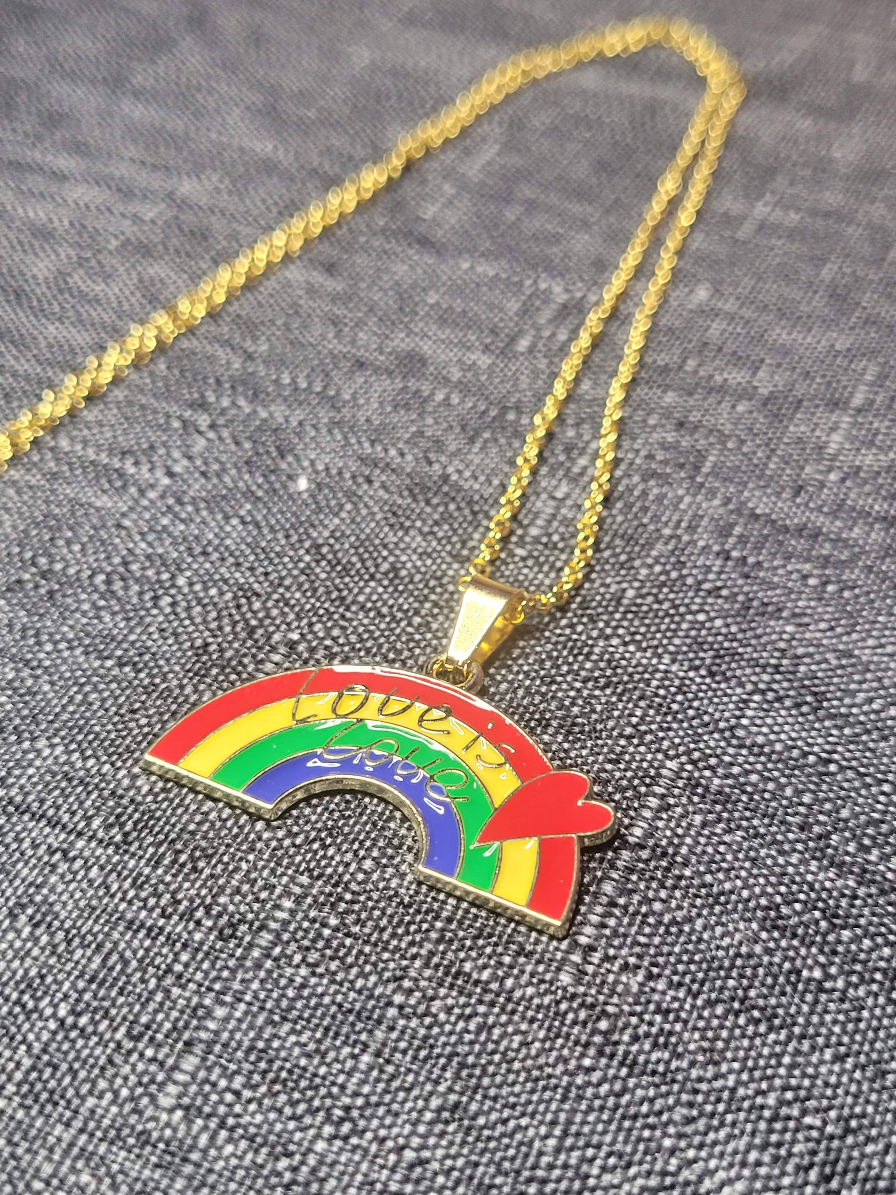 Con-Quest Crafts – wholesale Smycken – Rainbow Pride Örhängen & Halsband - LGBTQIA+-inspirerade 2