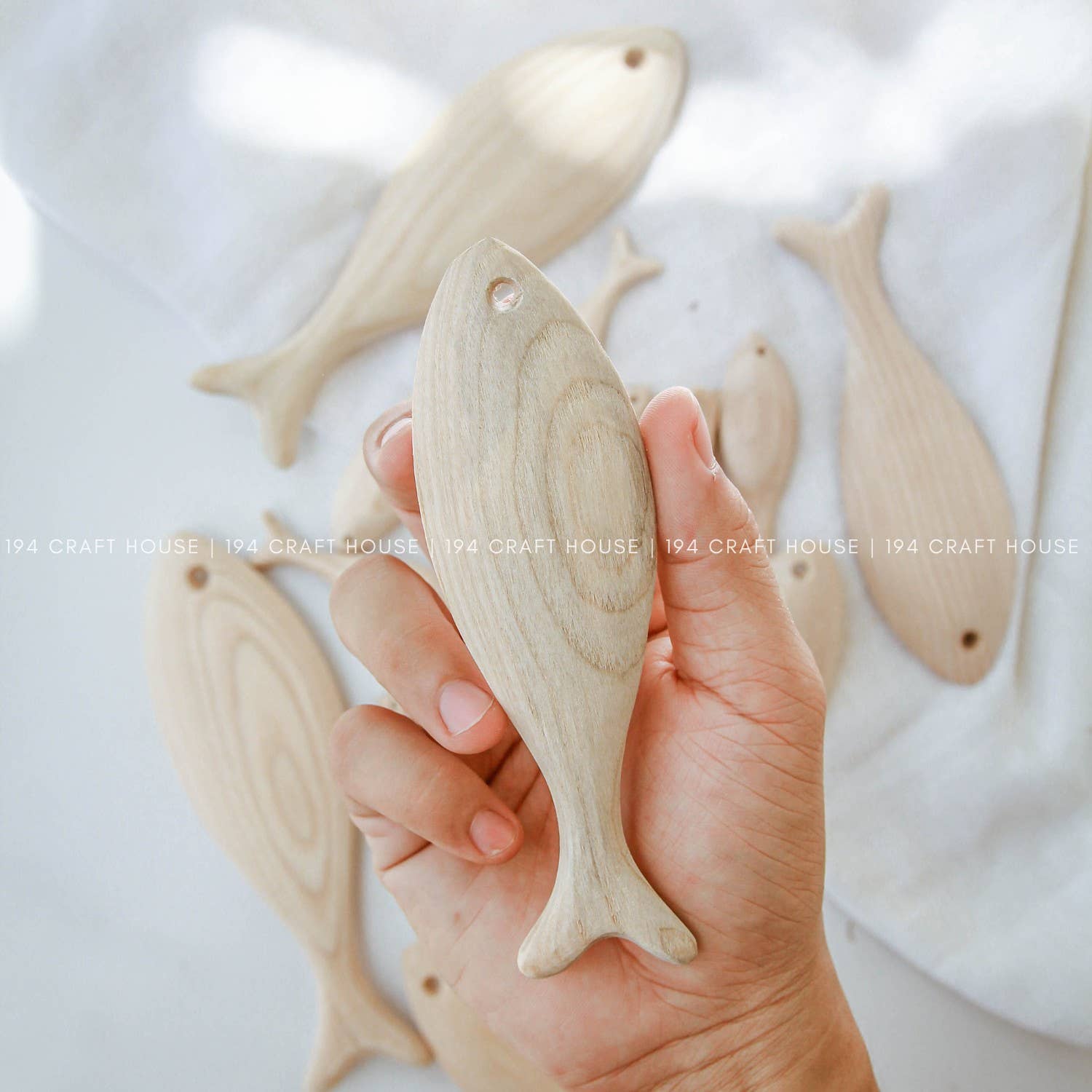 194 Craft House – Arte de parede dimensional/3D por atacado – Decoração de Peixe em Madeira para Parede – Decoração e Presentes para Casa8