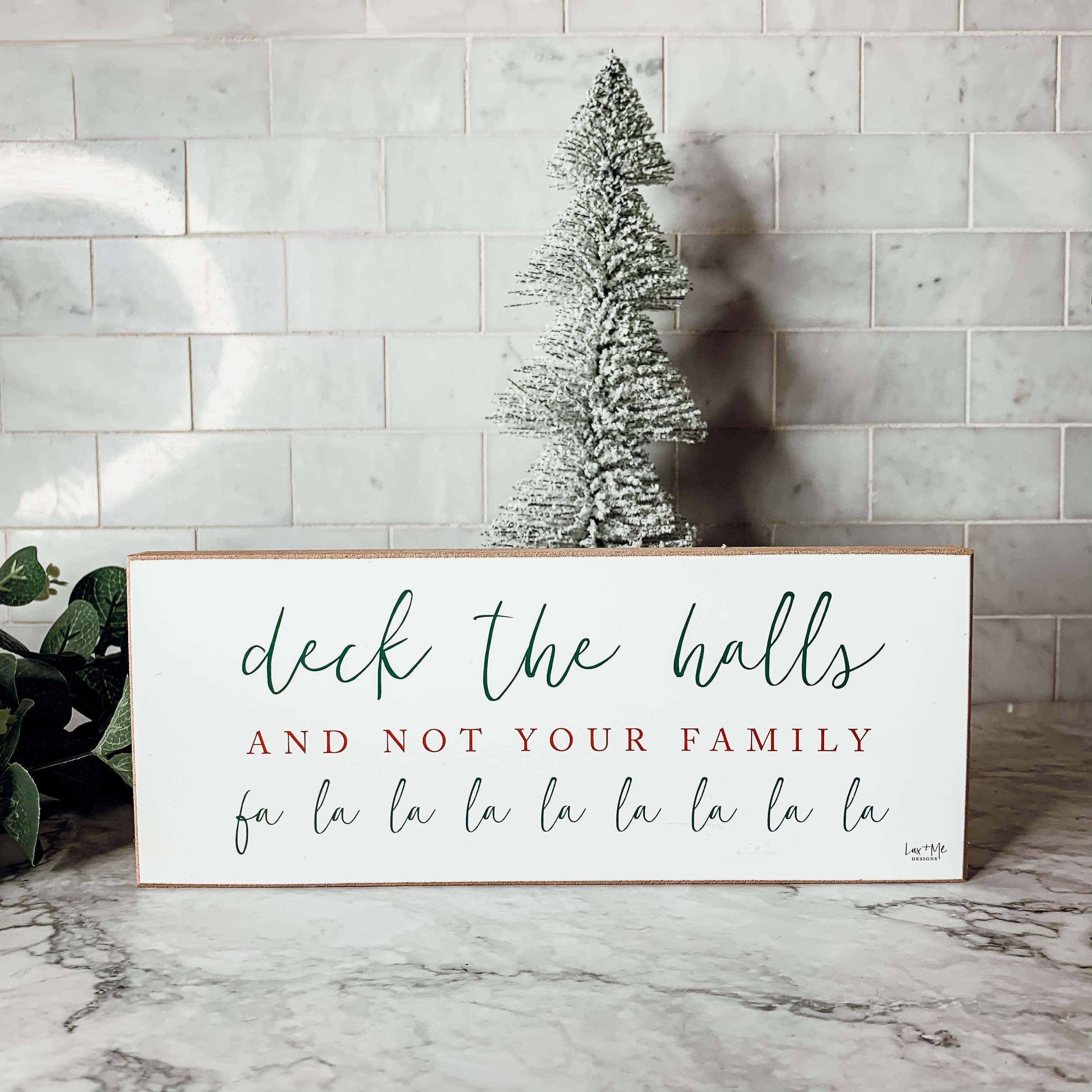 Gia Roma – wholesale Skylt – Roliga julskyltar, Hilarious Holiday Citat, Träskylt10