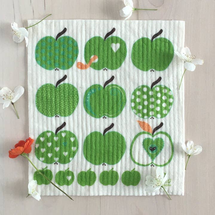 Torchon suédois Pommes pour la vente par Square Love