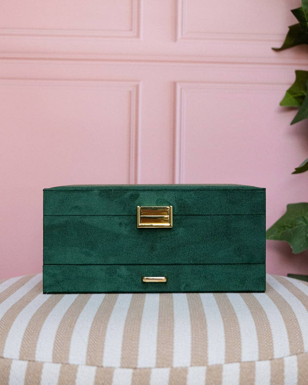 Maison Scarlett - Venta al por mayor Joyero/organizador de joyas - Caja de joyería Denise de terciopelo6