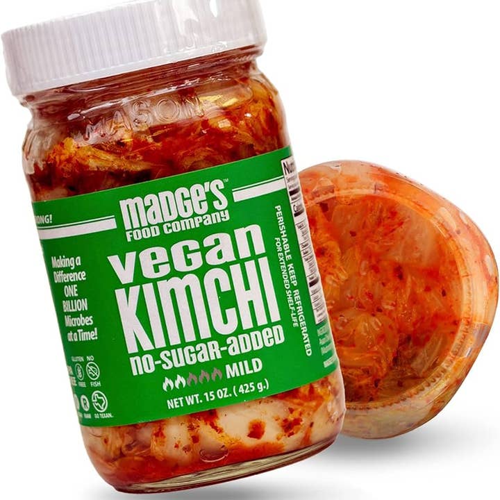 Madge's Vegan Kimchi Mild 15 oz for wholesale by Madges Food Company