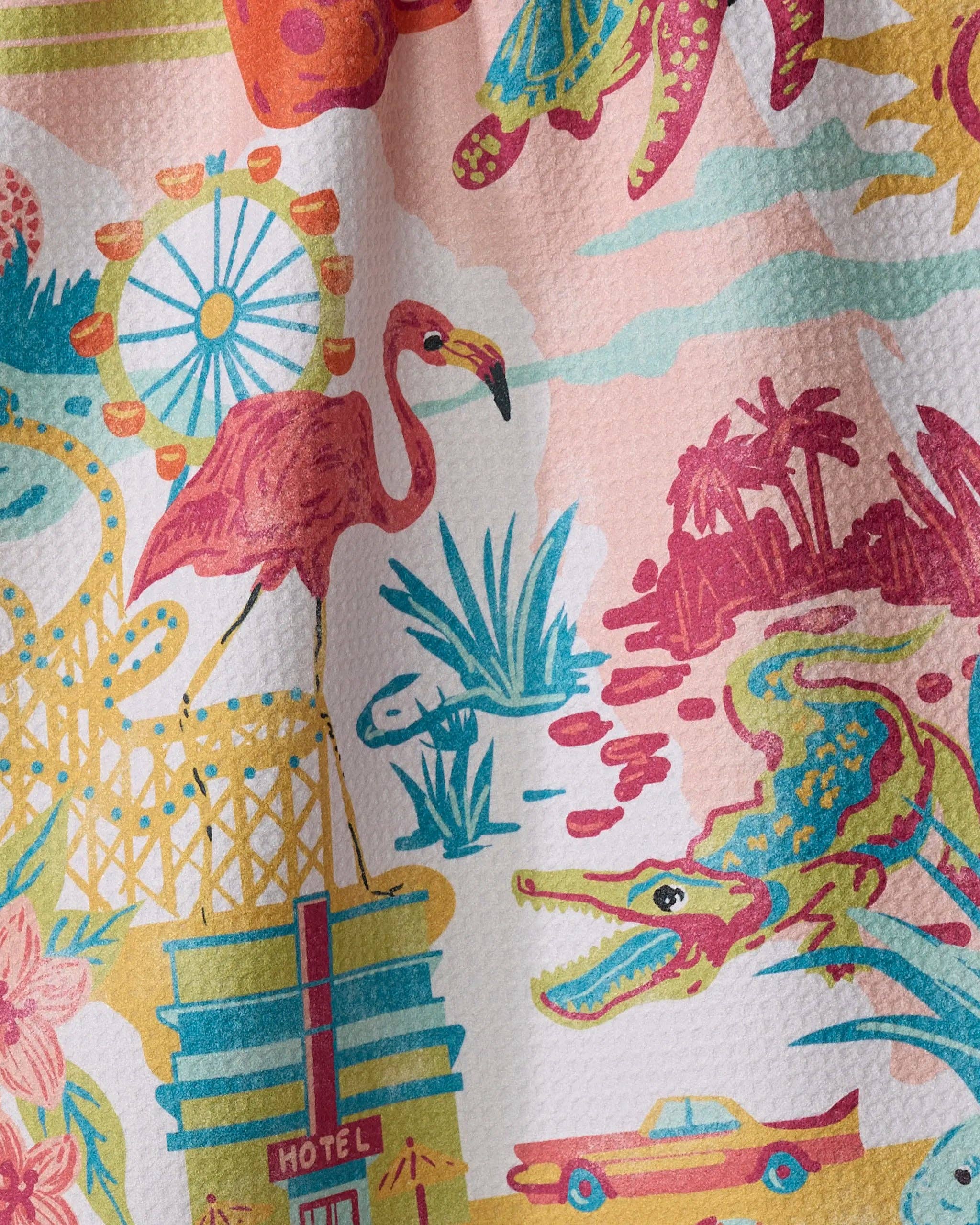 Geometry - Wholesale Tea Towel - Greetings From Florida Tea Towel1