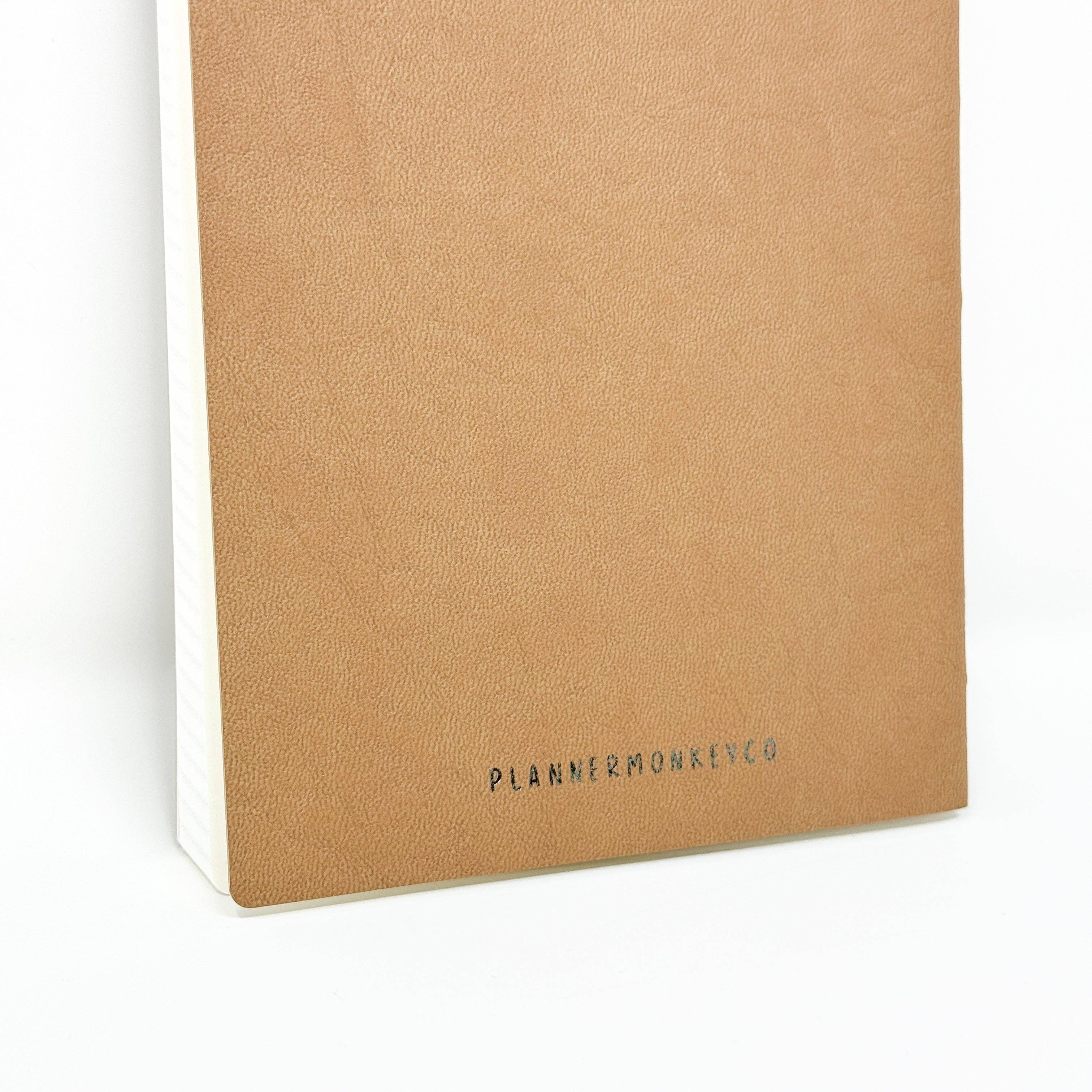 Plannermonkeyco - Wholesale Notebook - B6 | Brown Freely Noted + (416pg) | Tomoe River Paper Notebook2