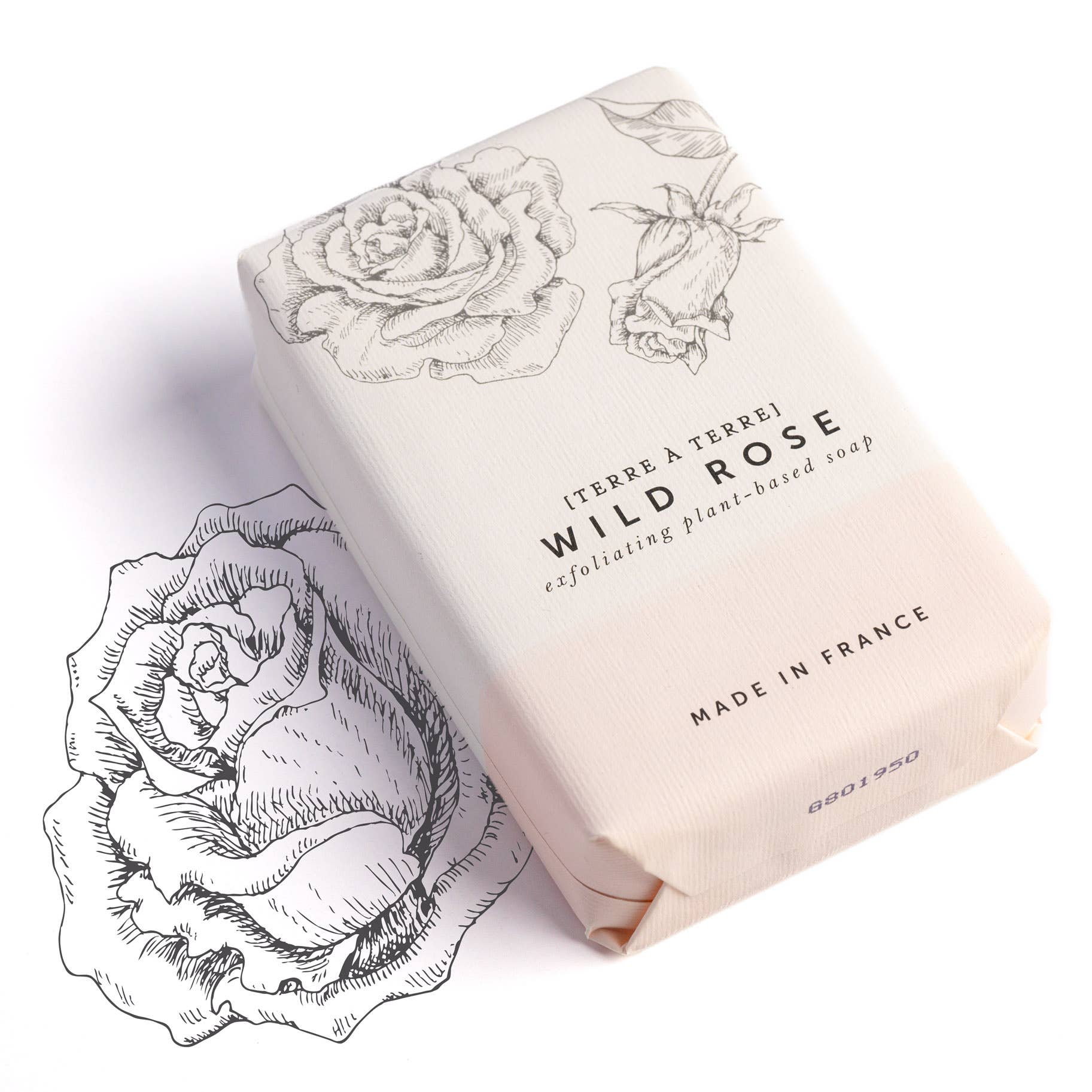 Ton Savon Inc - Wholesale Bar Soap - Terre a Terre - Wild Rose Exfoliating Soap - 7oz | 200g1