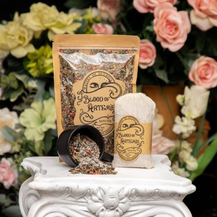 Hibiskus- und Rosen-Badesalz | Blut der Artemis Bade-Tee-Mischung für den Großhandel von Earth's Best Wellness Market