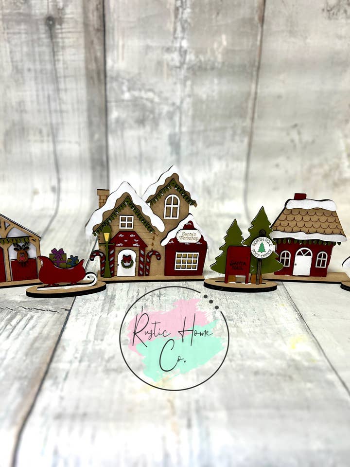 Jul vintage hus DIY hantverkskit för wholesale av Rustic Home Co LLC