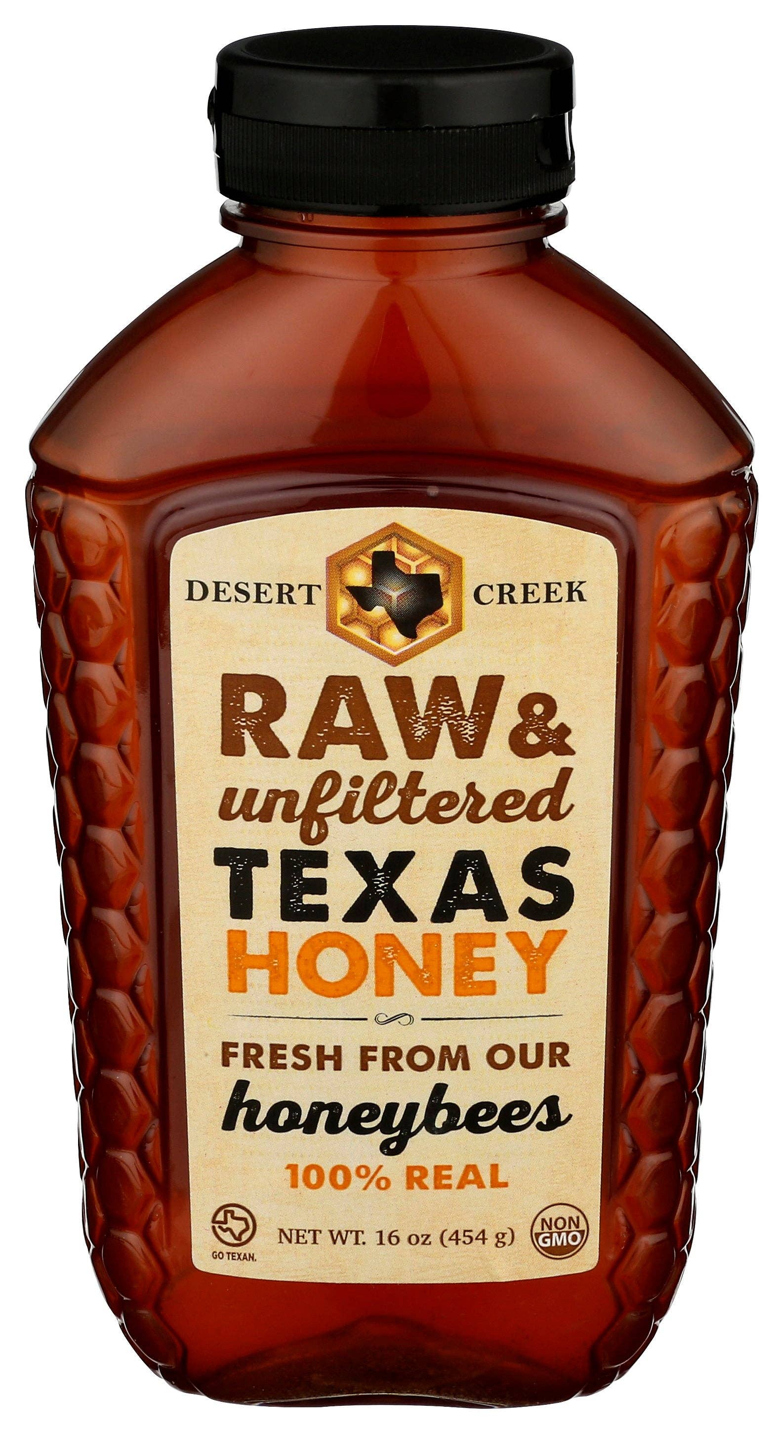 Everyday Supply Co - Wholesale Honey - Desert Creek Raw Texas Honey - 16Oz (Case Of 6)0