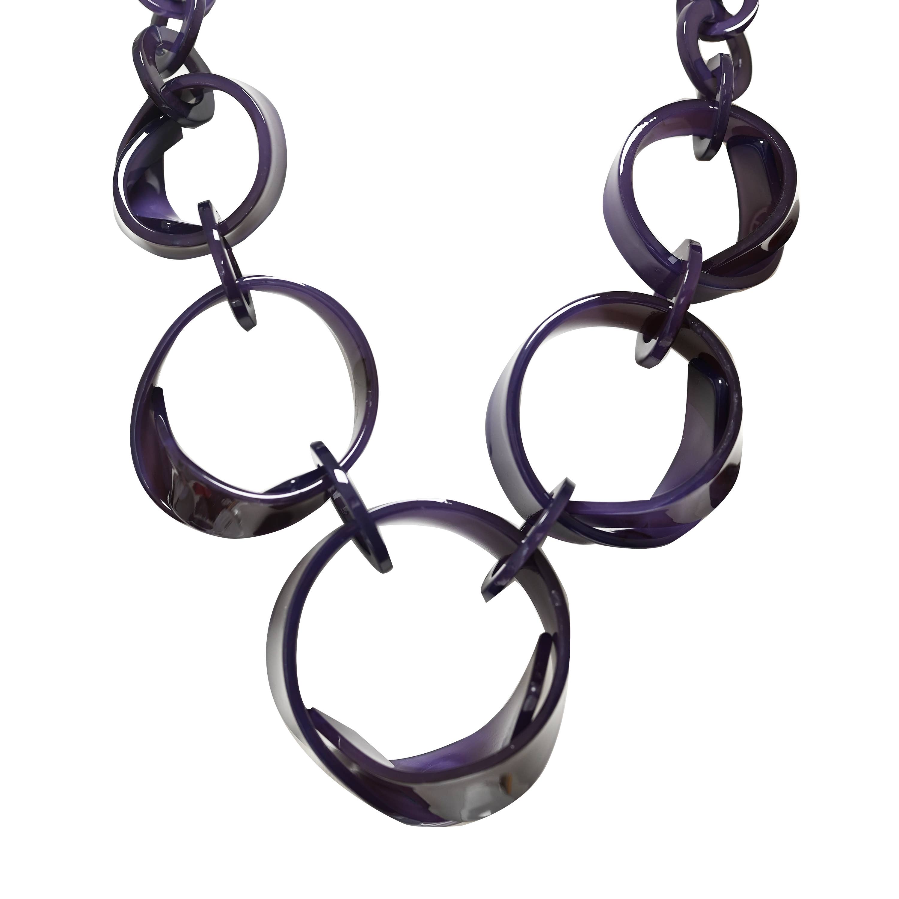 AMORINO SRL – wholesale Link & chain necklace – NECKLACE WITH RESIN CIRCLES - FT24152A2970