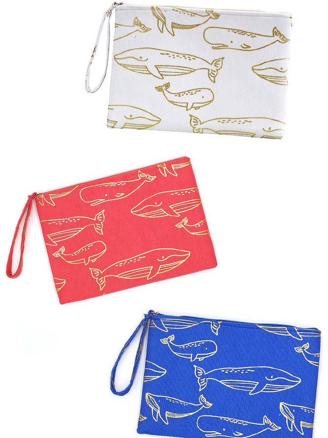 Guld Folie Whale Pouch for engroshandel hos Hana