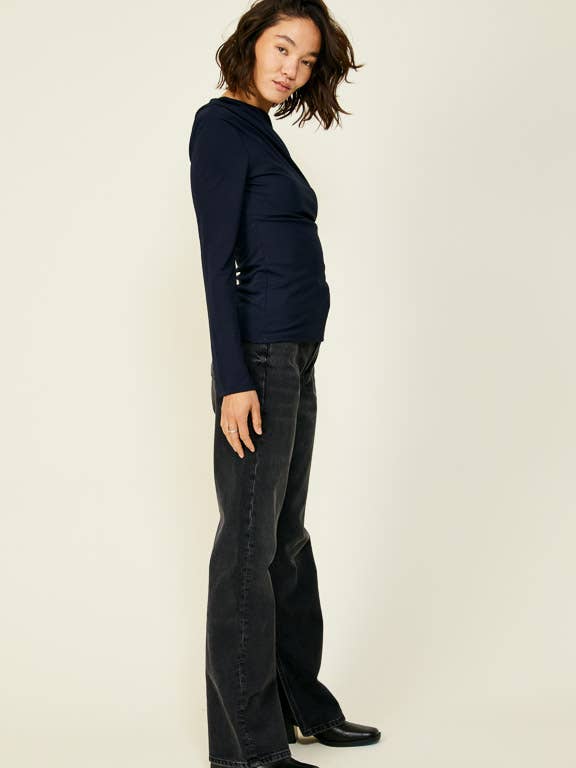 Line & Dot - Wholesale Knit Top - Women's - Riley Long Sleeve Top1