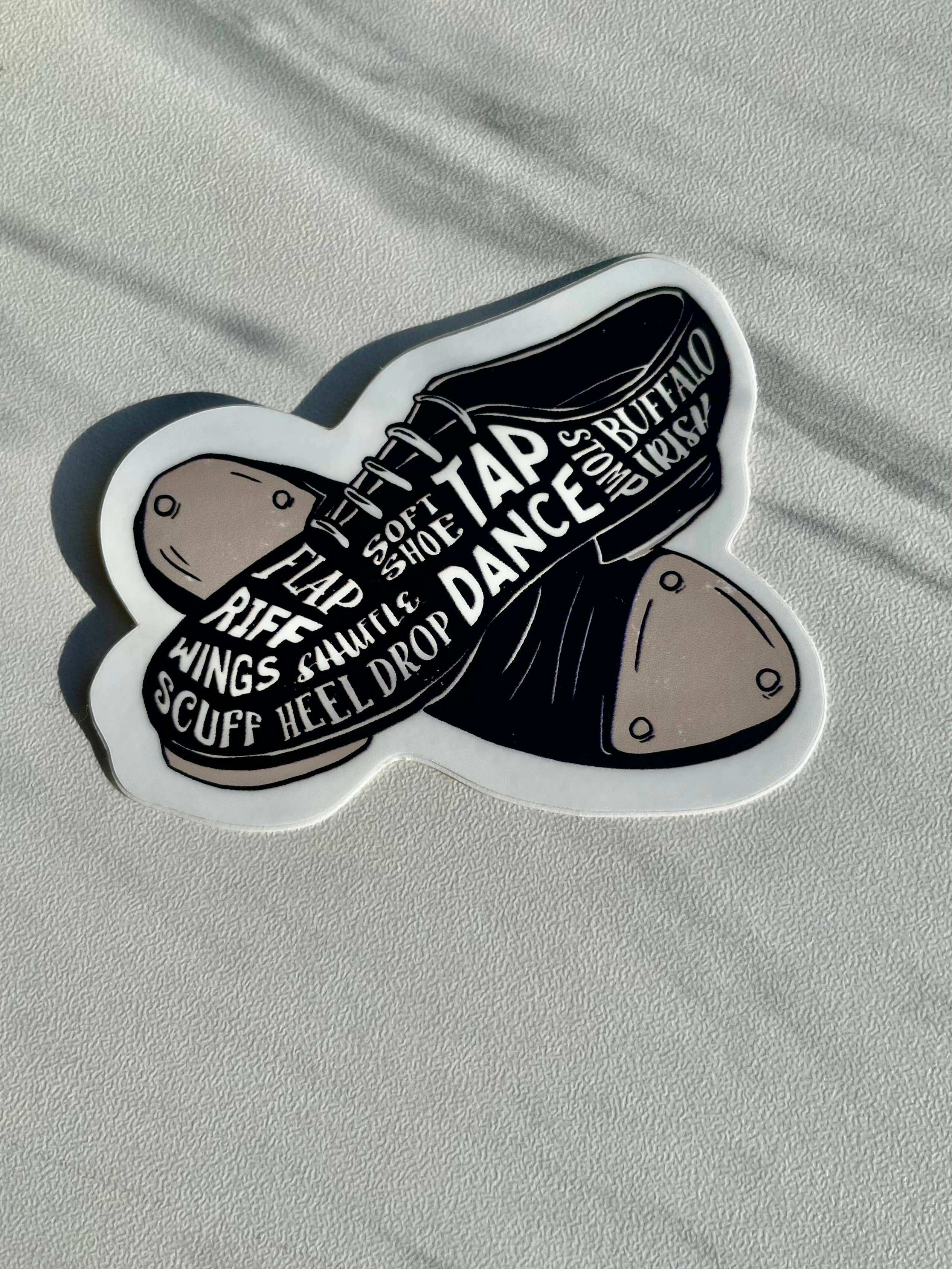 Denali & Co. – Engroshandel Klistermærke – Tapdans Sko Terminologi Klistermærke, 3" x 2,8"1