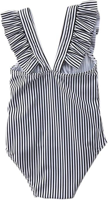 Fennco Styles - Wholesale One Piece Swimsuit - Baby - Ruffle Striped One-Piece Baby Swimsuit4