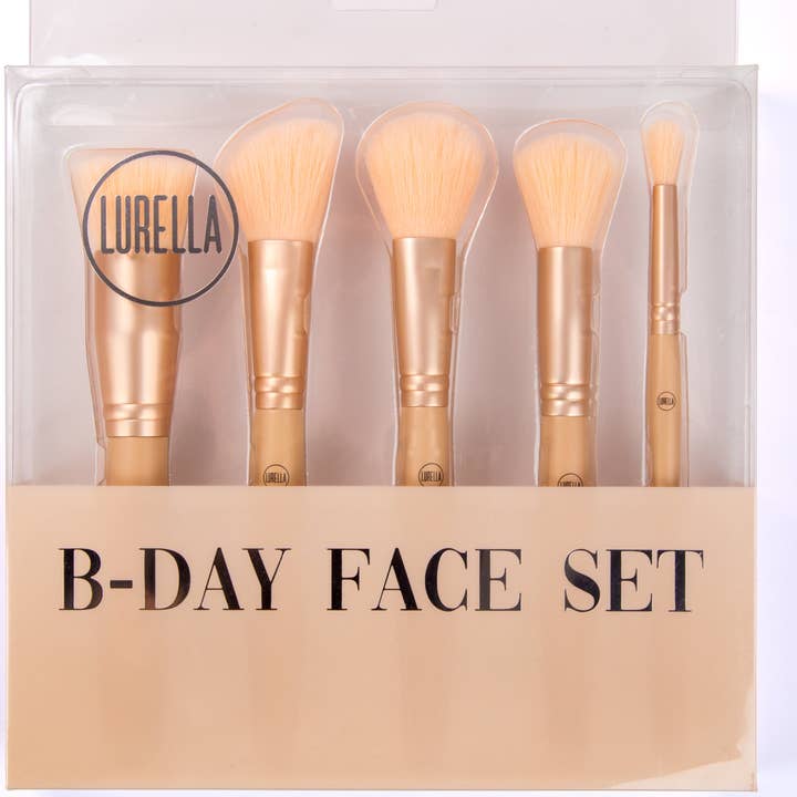 Lurella Cosmetics - Wholesale Makeup Brush Set - B-DAY Face Set