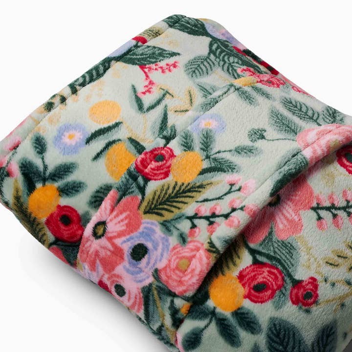 Rifle Paper Co. - Wholesale Travel Blanket - Garden Party Travel Fleece Blanket4