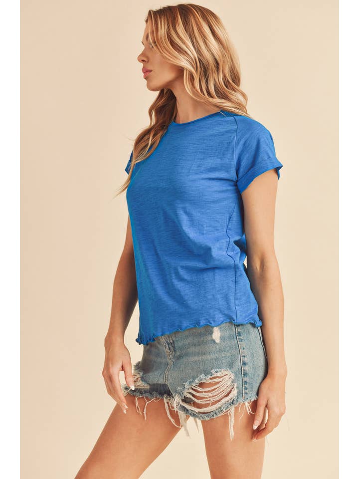 AEMI + CO - Wholesale T-Shirt - Women's - 8219BK Gwen Tee