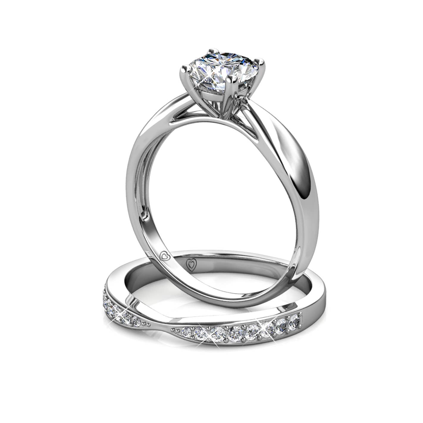 CARALI / MYC Paris – wholesale Förlovningsring – Prestige Ring - Silver och Kristall2