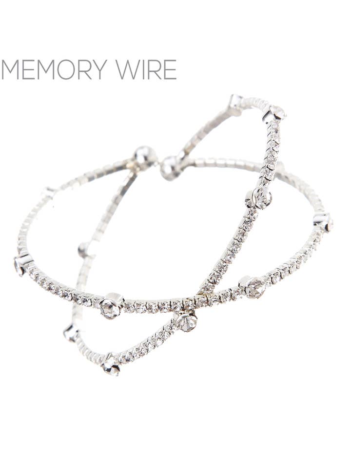 Bracelet en argent avec strass pour la vente par Accessorize Me