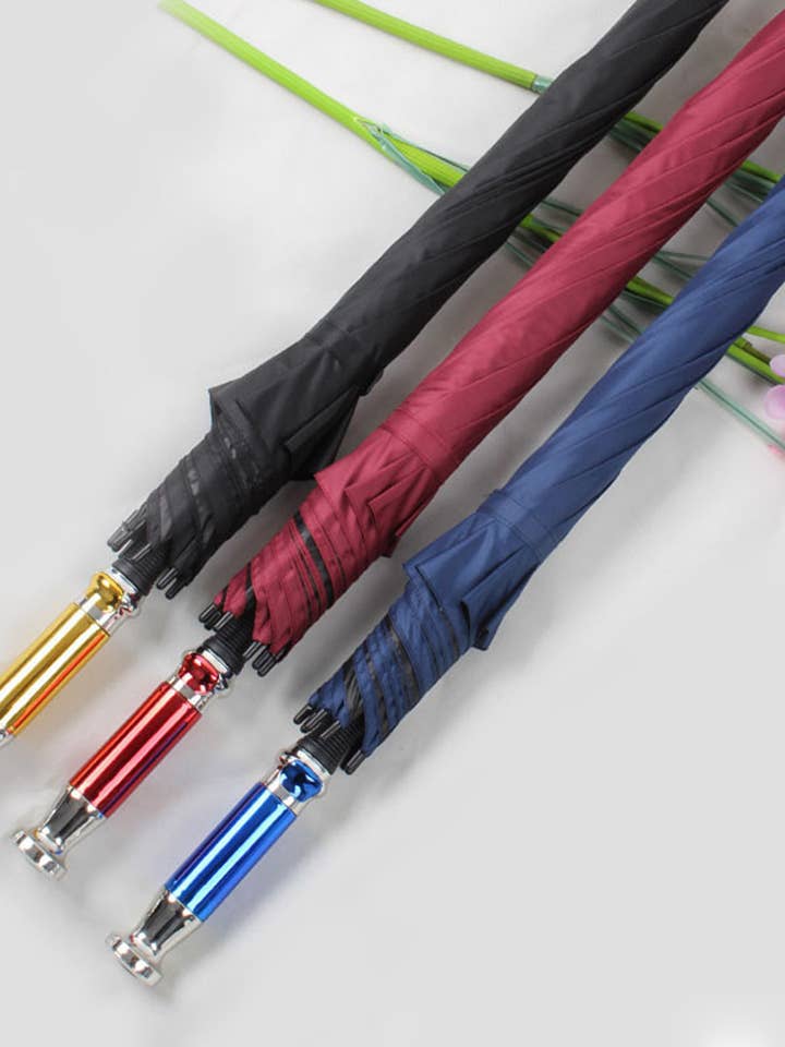 Long Handle Automatic Large Double Noble Umbrella for wholesale by Suzie Q USA