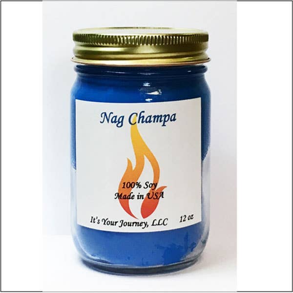 It's Your Journey LLC - Wholesale Jar/Filled Candle - Nag Champa 12 oz Soy Candle