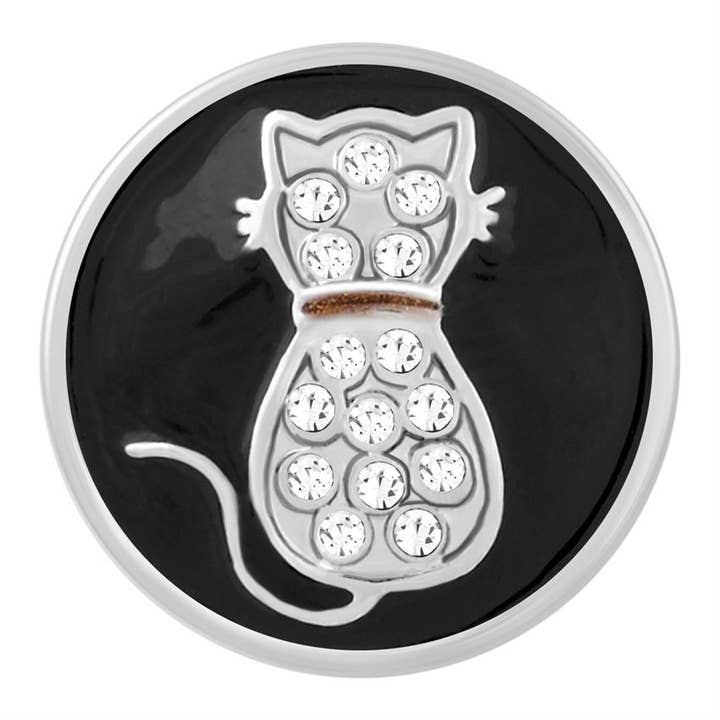 Sparkle Kitty Halloween Snap for wholesale by Ginger Snaps