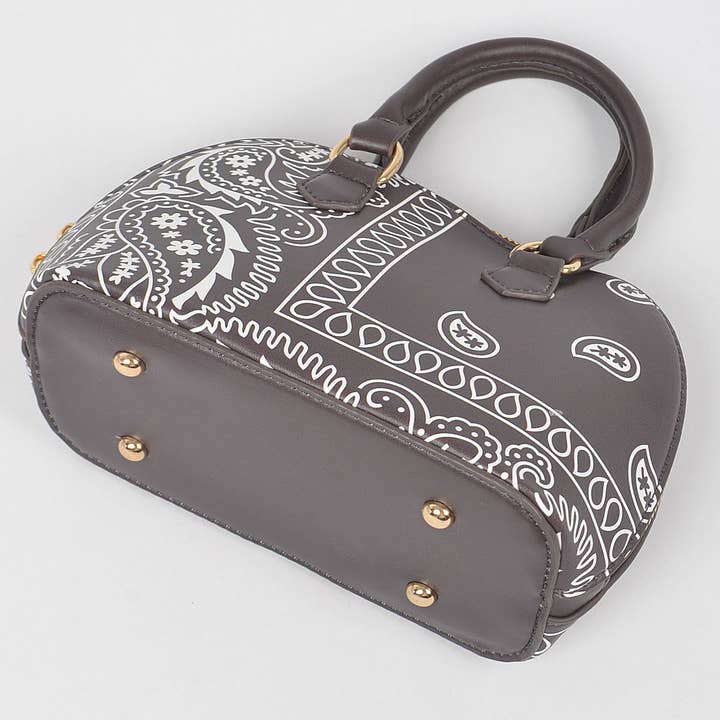 3AM BY H&D ACCESSORIES - Wholesale Crossbody Bag - Women's - Bandana Print Handle Bag