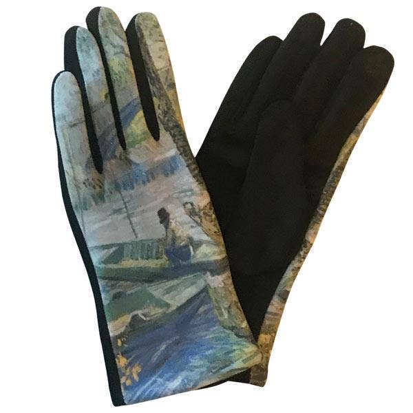 The Magic Scarf Company - Wholesale Gloves - Women's - 3709 - Art Design Touch Screen Gloves22