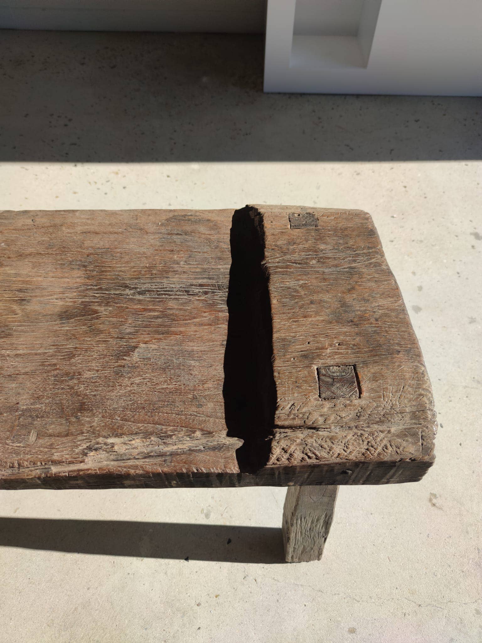 Office Objets - Wholesale Bench - Very large antique teak bench H:50cm L:2m0634