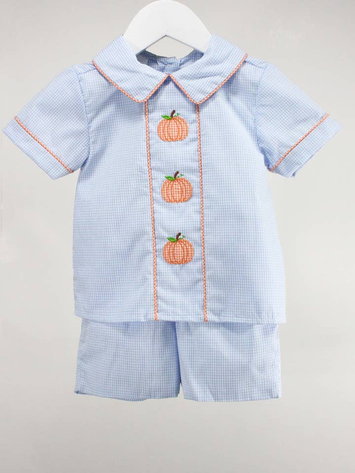 Pumpkin Pie Michael Set for wholesale by Baby Blessings Clothing