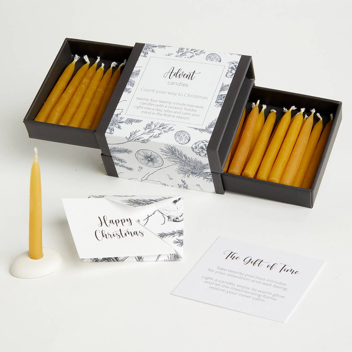 Cotton & Grey - Wholesale Tapered Candle/Candlestick - Advent Candles - Clementine1