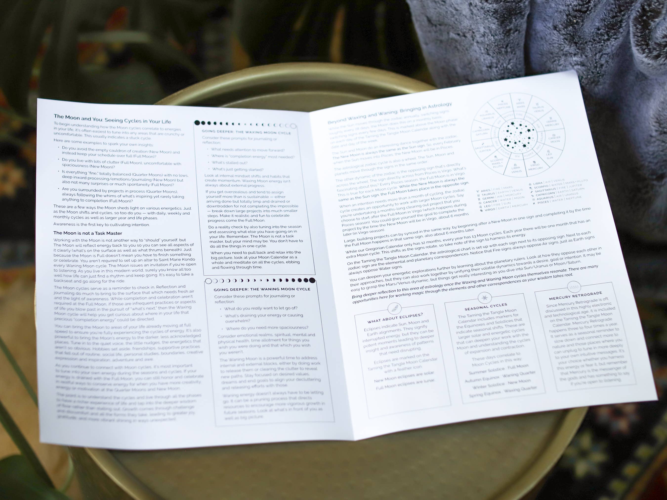 Taming the Tangle - Wholesale Calendar - Golden Hour 2026 Moon Calendar poster, limited edition7