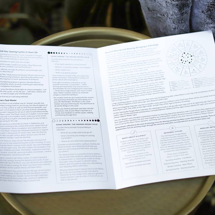 Taming the Tangle - Wholesale Calendar - Golden Hour 2026 Moon Calendar poster, limited edition7