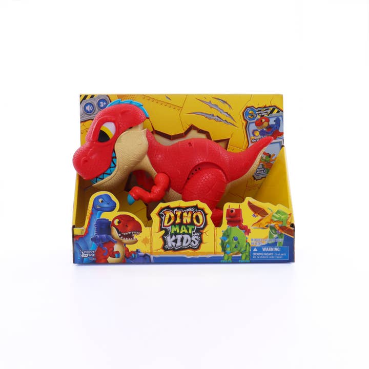 World Roller Toys - Wholesale Figurine Toy - Kids - Dino Troop Kids® T-Rex | Articulated Dinosaur Sound Effects