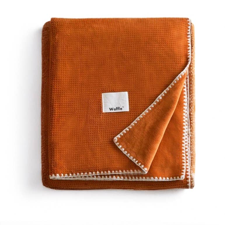 FLUFFERY - Wholesale Throw Blanket - Embossed Waffled Throw 60" x 80" (150 x 200 cm)0