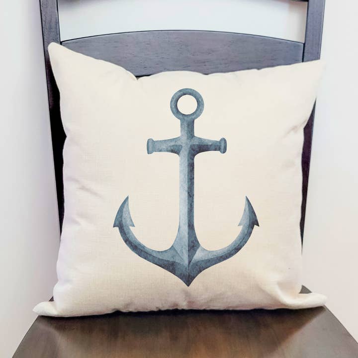 Anchor Pillow Cover for wholesale by Go Charlotte