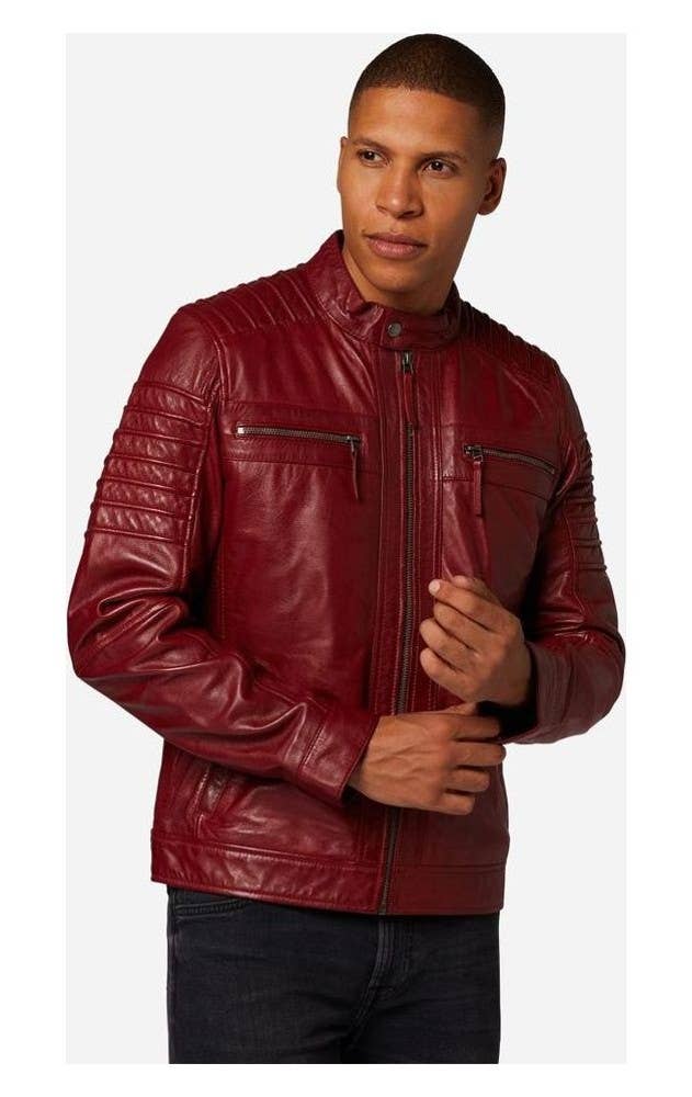 Ricano - Wholesale Leather Jacket - Men's - Men's leather jacket 12815 - premium lamb leather9