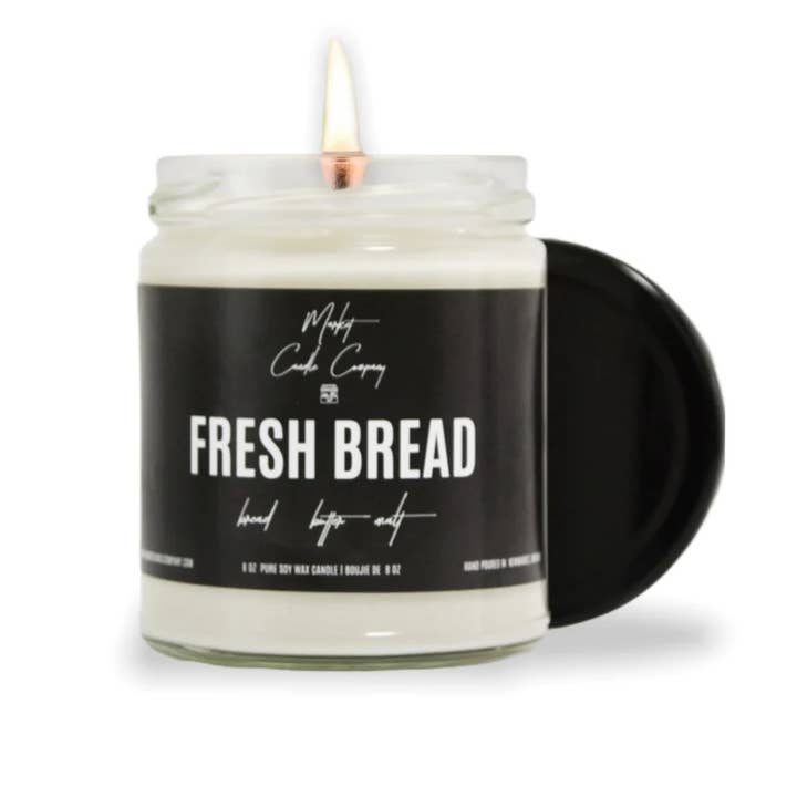Market Candle Company - Wholesale Jar/Filled Candle - FRESH BREAD SOY WAX CANDLE