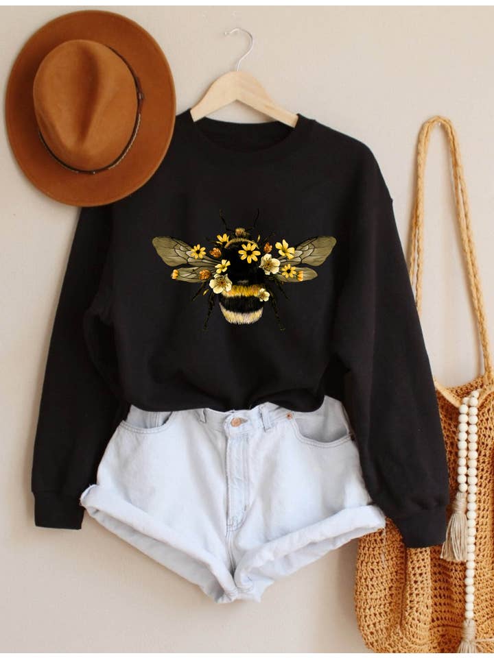 PINK NABI - Wholesale Graphic Sweatshirt - Women's - Bumble bee2