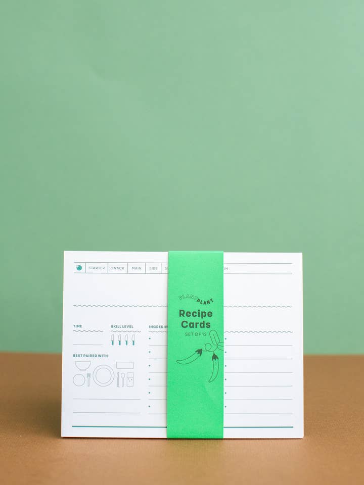 Plant Plant Recipe Cards for wholesale by Plant Shop