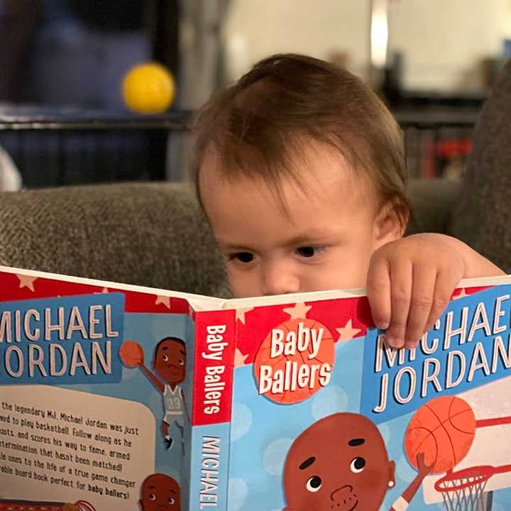 Simon & Schuster - Wholesale Preschool Book (3-5) - Baby Ballers: Michael Jordan by Bernadette Baillie2