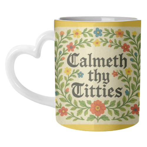 ART WOW – Caneca por atacado – Canecas 'Acalma as Tetas' por Ms Doodle7