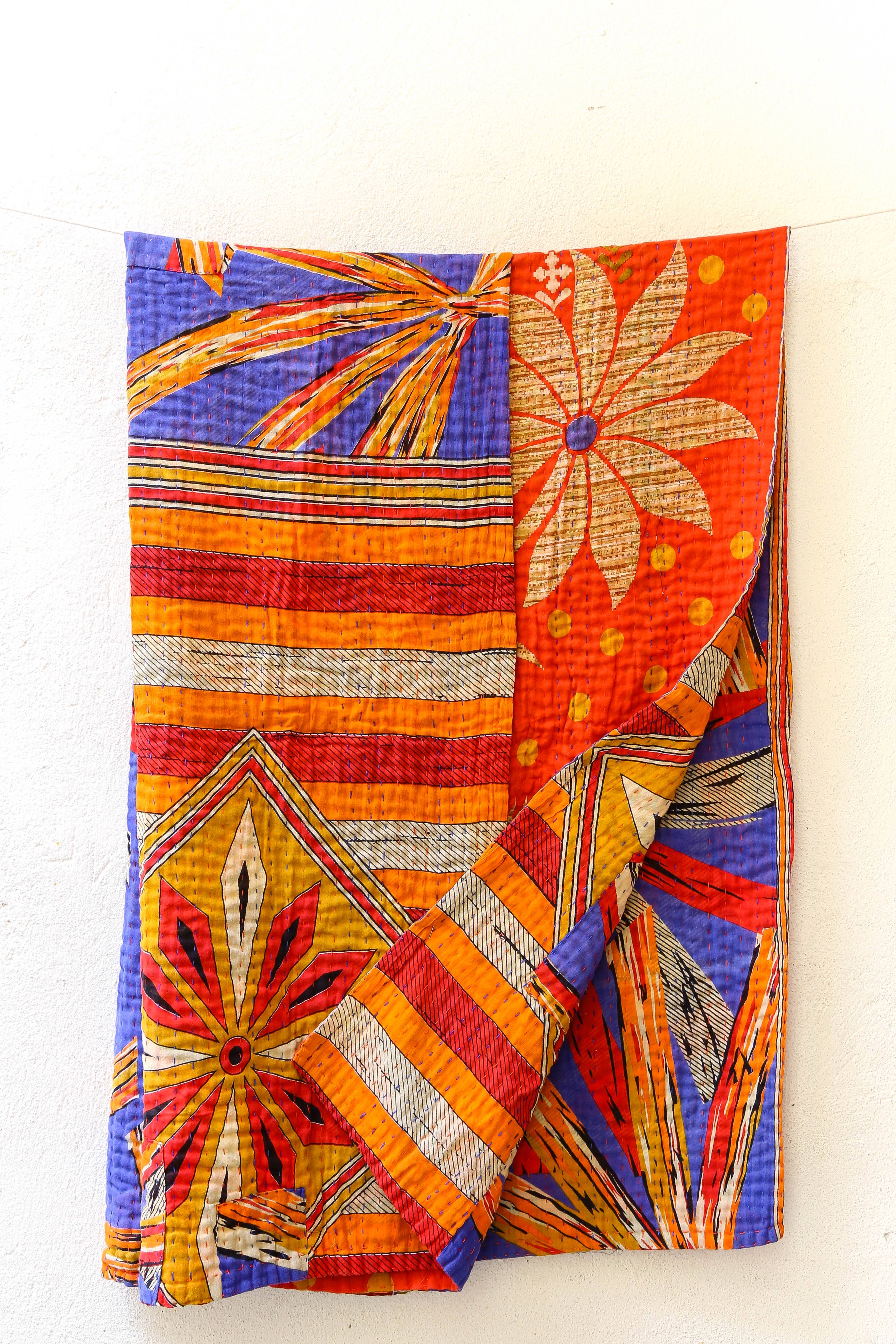 Asha Project - Wholesale Throw Blanket - Kantha Throw Blanket8