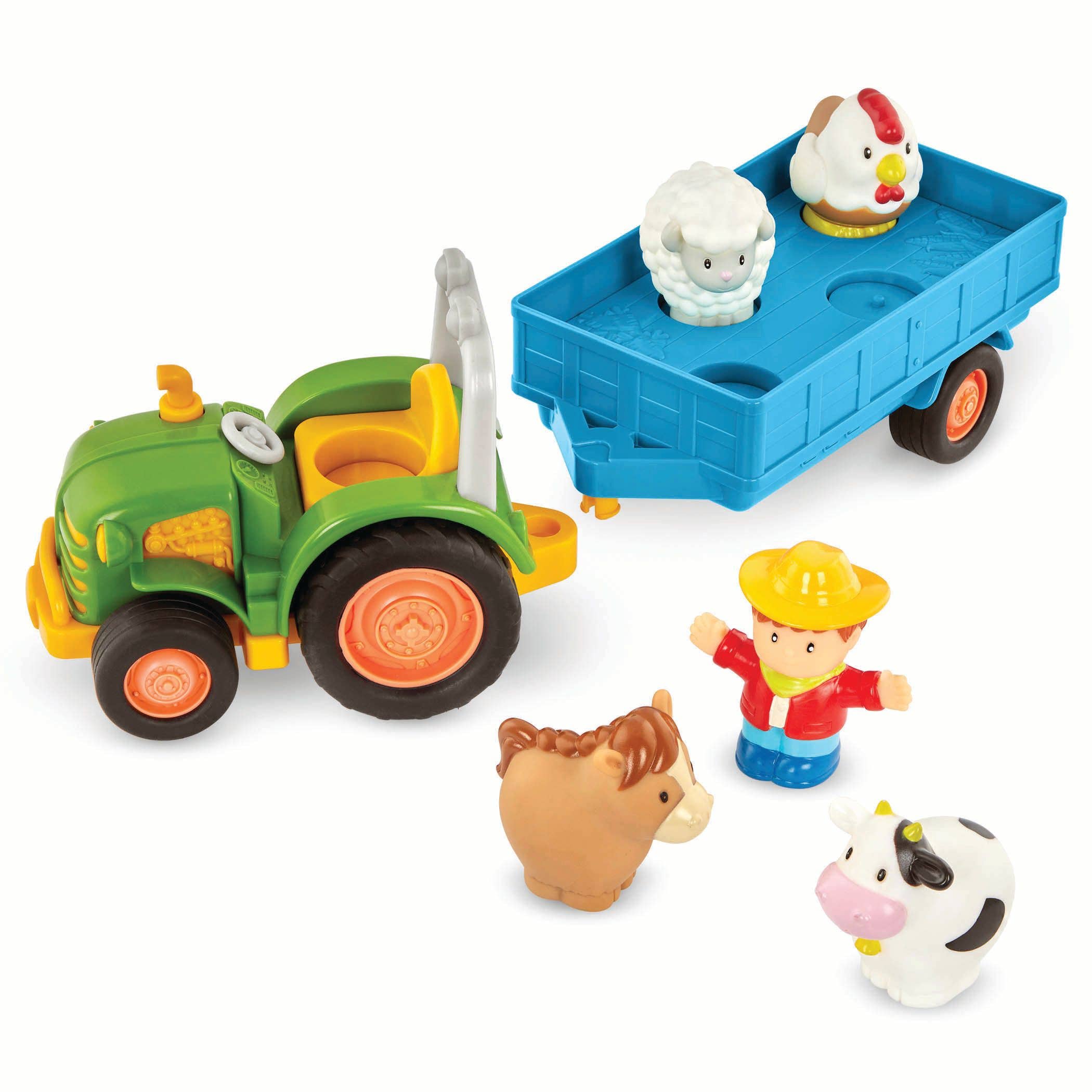 US Toy Company - Wholesale Toy Set - Kids - Lights and Sounds Toy Tractor Playset by Battat2