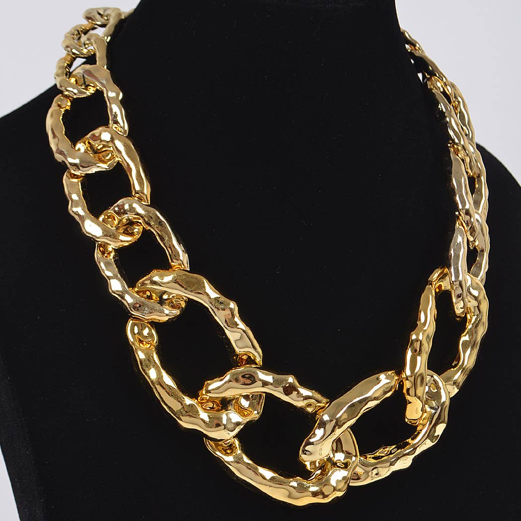 GD Collier à maillons martelés en vente sur Faire1