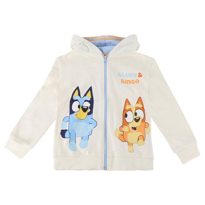 SWEATSHIRT CAPUZ ALGODÃO FECHO BLUEY - 2900002928 por atacado de Mastoys, S.L.