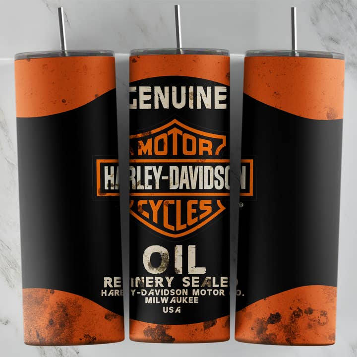 Óleo de Moto Genuíno 20oz Skinny Tumbler por atacado de WST Wholesale